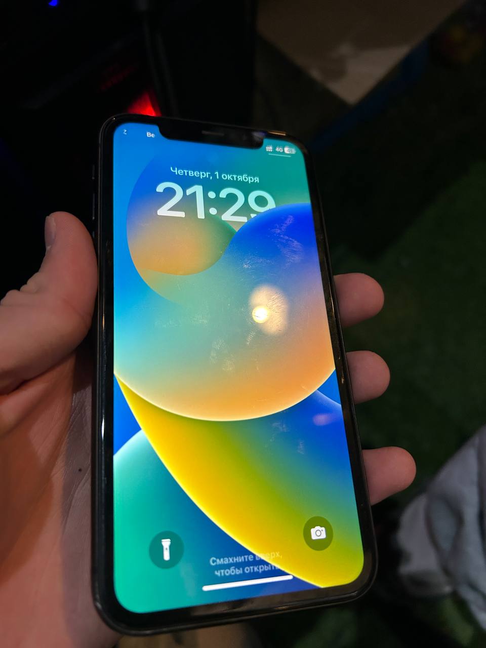 Продам iPhone 11 128 ГБ, 71% АКБ, фэйс трутон, коробка, чехол, полный комплект, без ремонта, 16.1 iOS, лс
