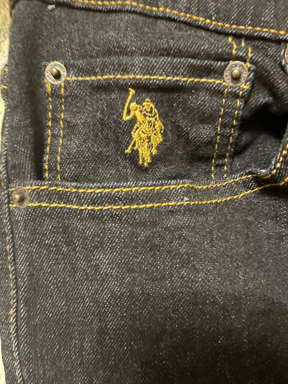 Джинсы U.S. POLO ASSN. тёмно-синие, размер 32x30 — 3