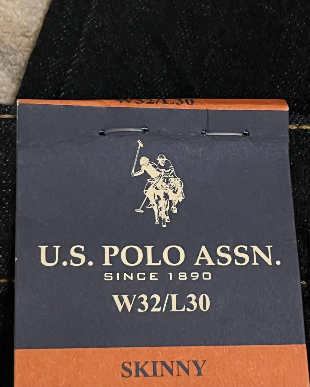 Джинсы U.S. POLO ASSN. тёмно-синие, размер 32x30 — 4