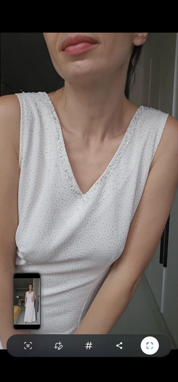 Зеленое вязаное платье — 3