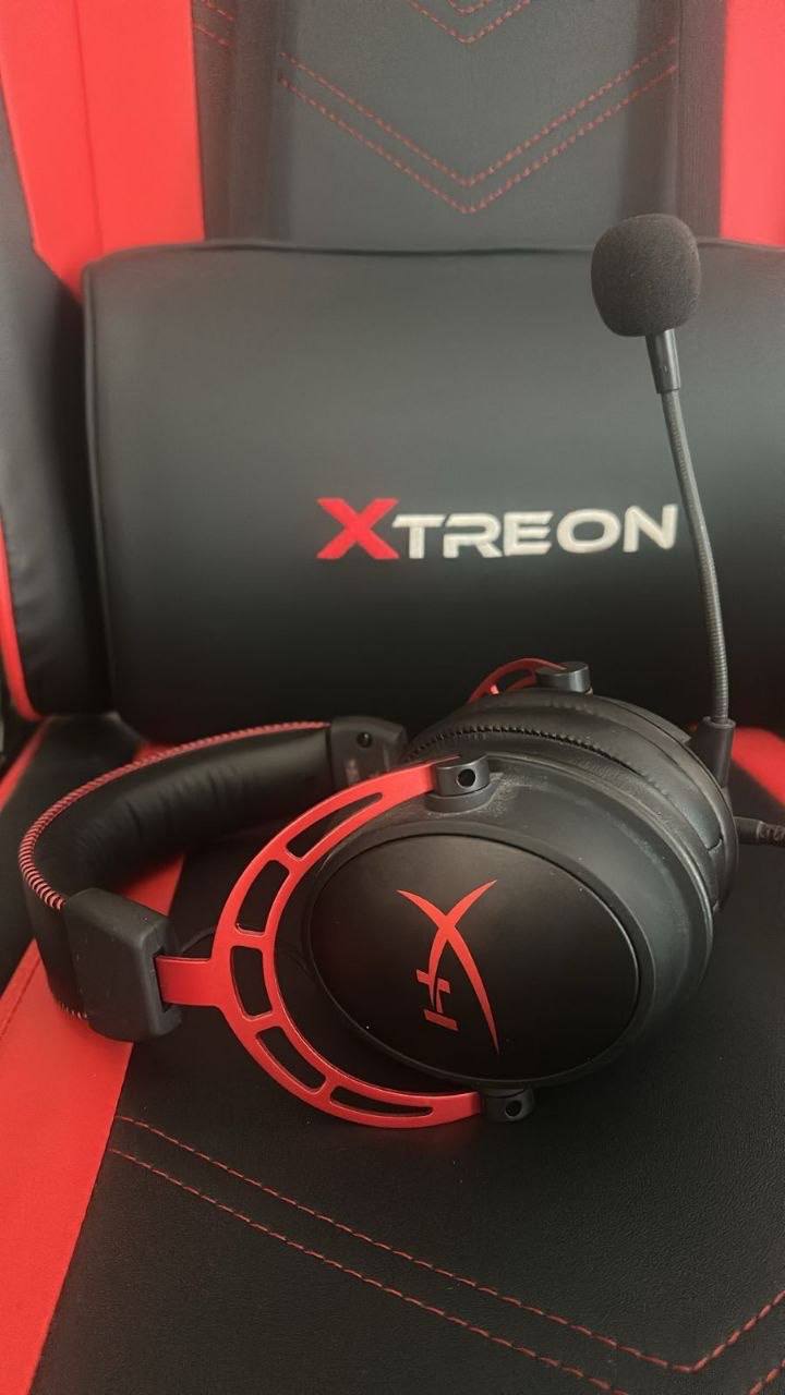 Гарнитура HyperX Cloud II + клавиатура + кресло + ИБП + мышь