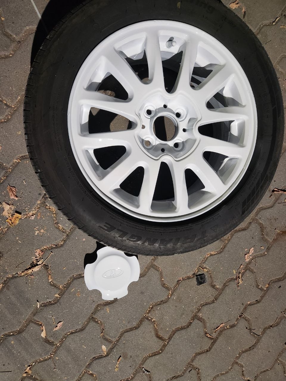 Колёса 195/65 R15 Triangle Touring с дисками белые — 3