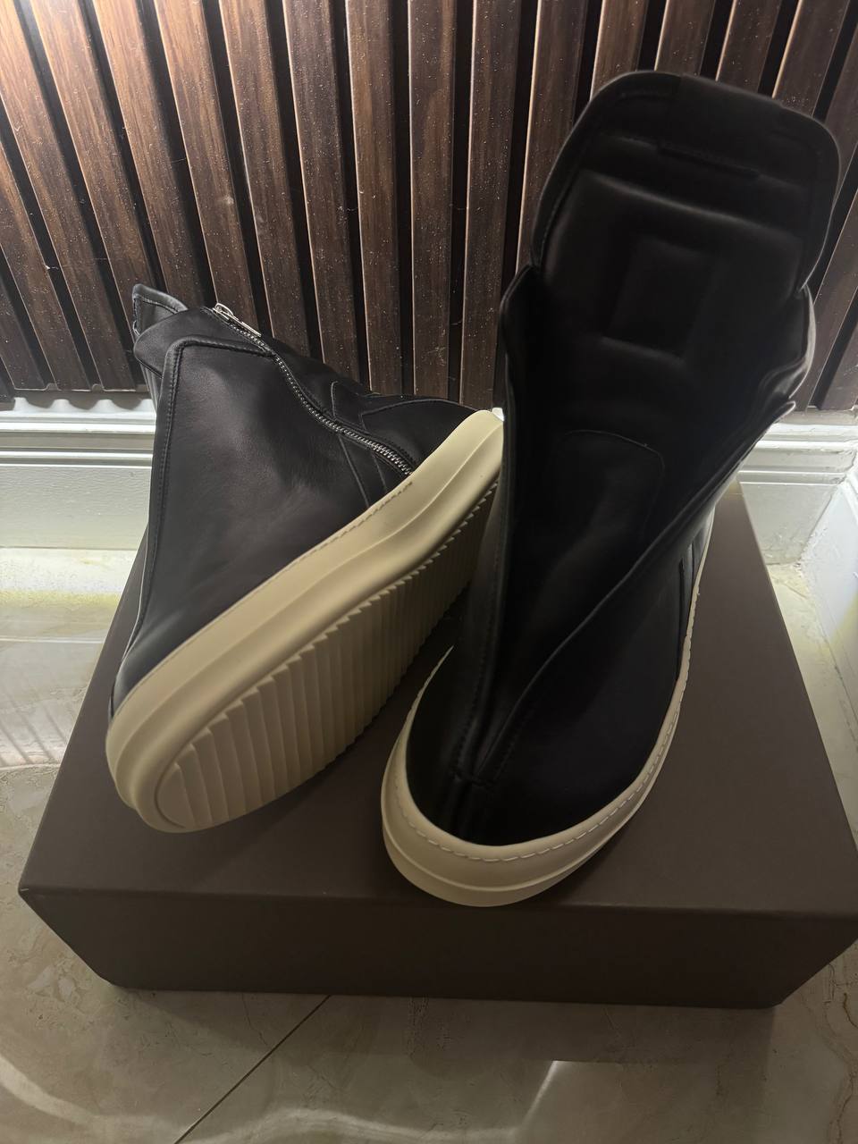 Мужские кроссовки Rick Owens DRKSHDW черные размер 42 новое с коробкой