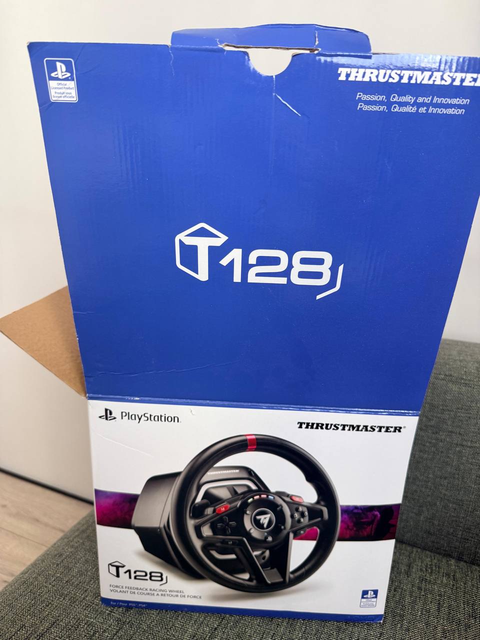 Игровой руль Thrustmaster T128 с педалями — 2