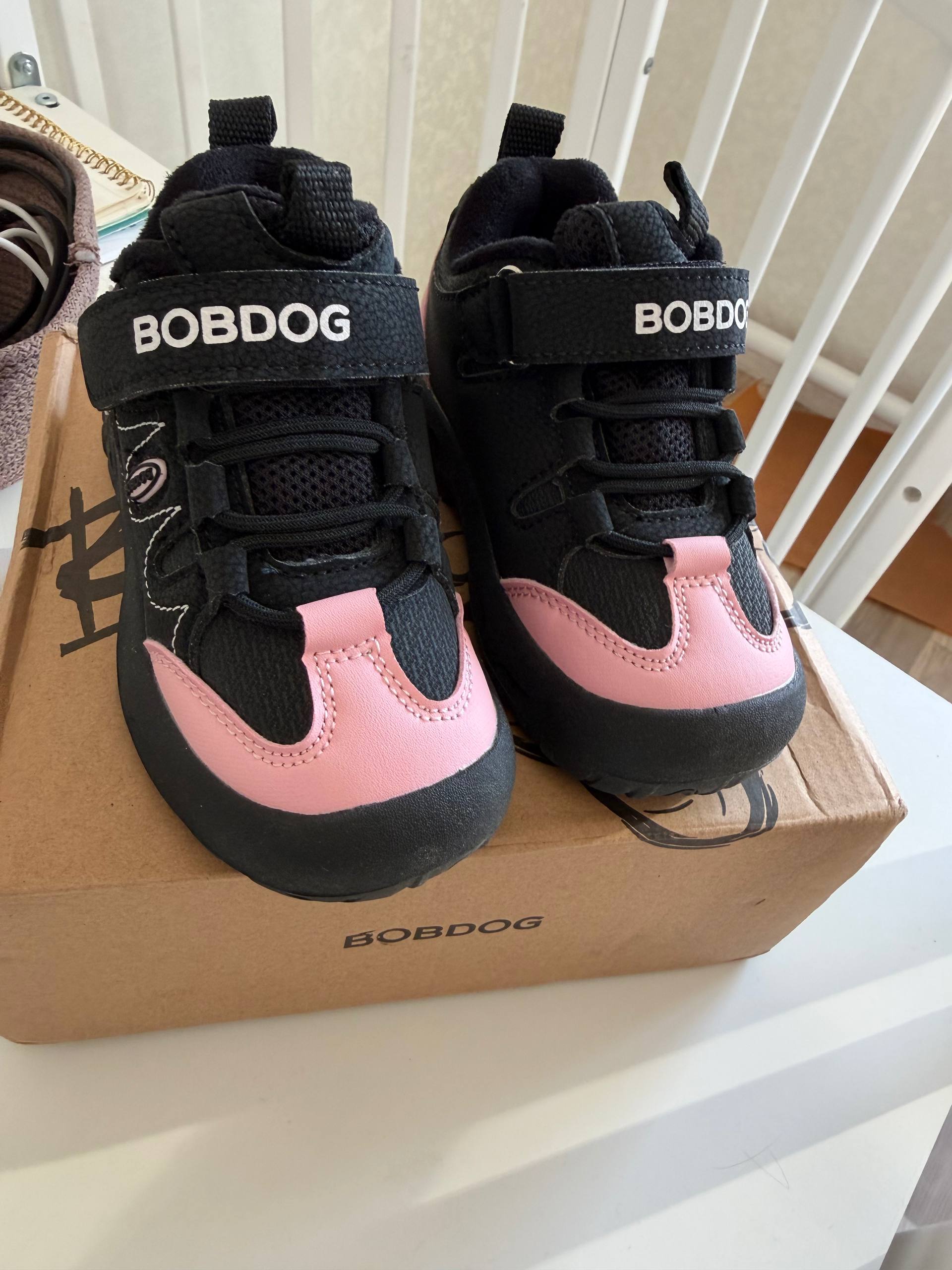 Детские ботиночки BOBDOG розовые 26 и серые 27 — 2