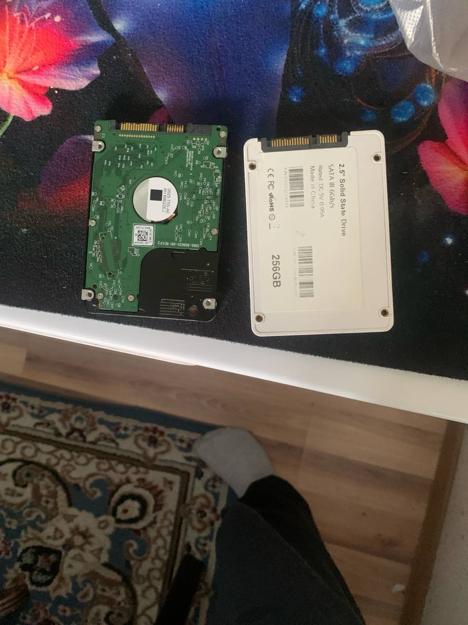Жесткий диск 1TB и SSD 256GB