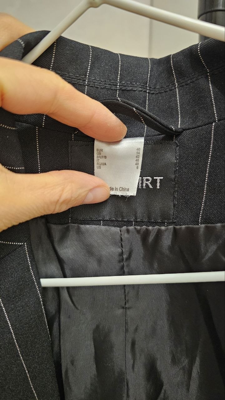 Укороченный пиджак BODYPART черный — 5