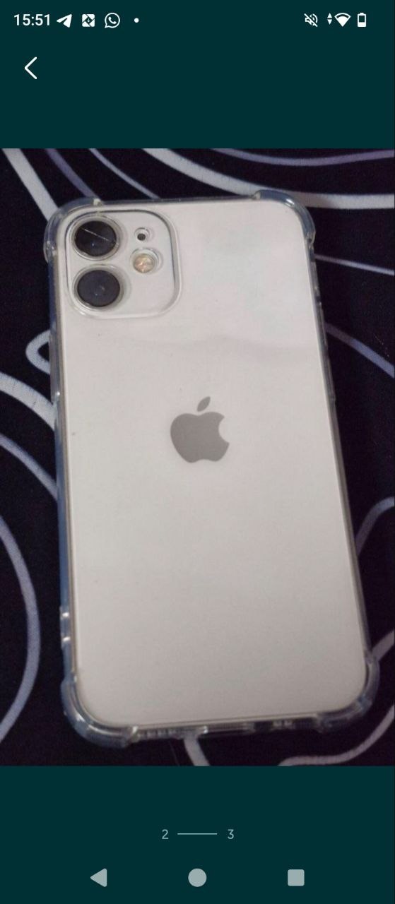 Обменяю iPhone 12 mini (разбитый экран, не работает динамик и Bluetooth) — 2