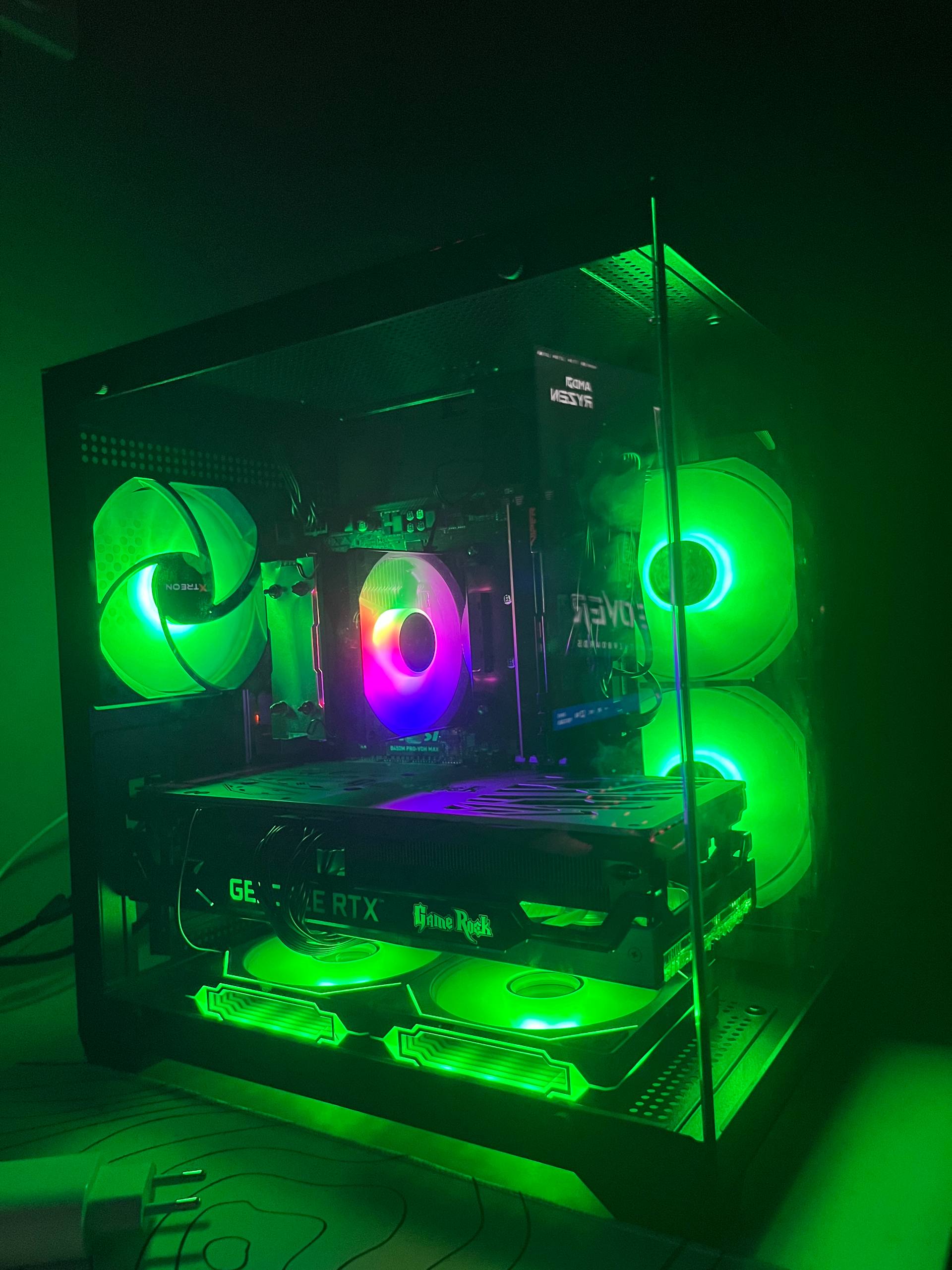 Собранный ПК с Ryzen 5 3600X и RTX 3070 GameRock — 2
