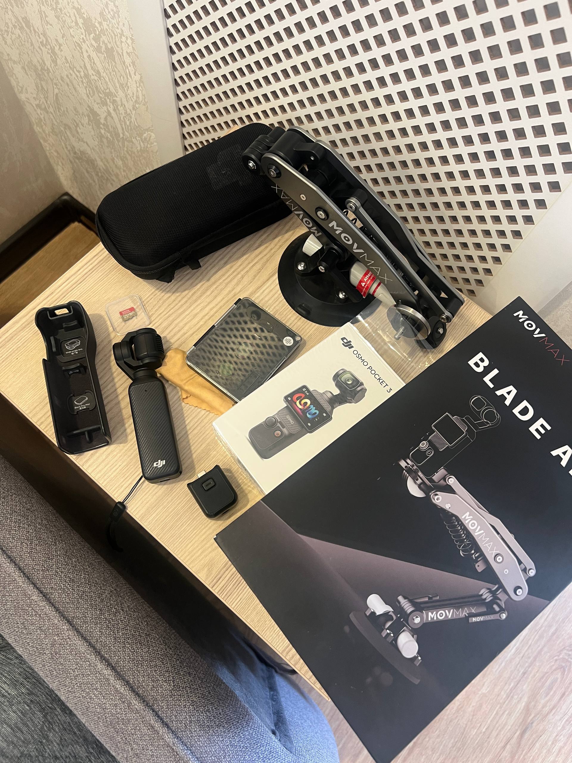 Комплект: Sony ZV-E10 + объектив 20mm + аксессуары + DJI Osmo Pocket 3 + телефон teXet TM-D45 — 4