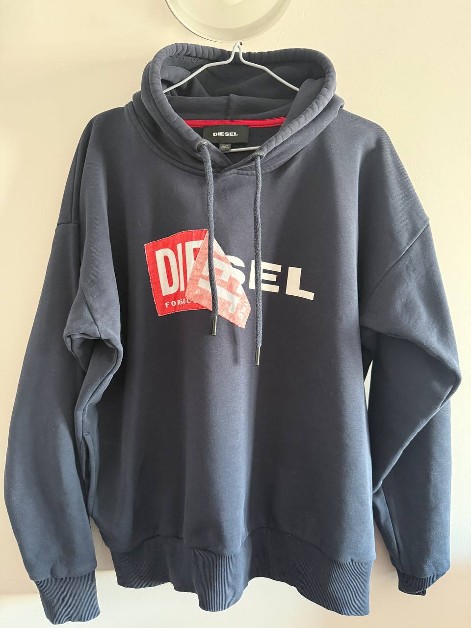 Diesel hoodie, Diadora shoes, Thor Steinar t shirt