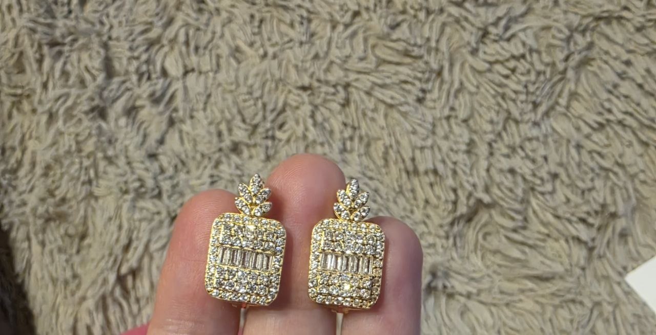 Роскошные серьги из серебра 925 пробы