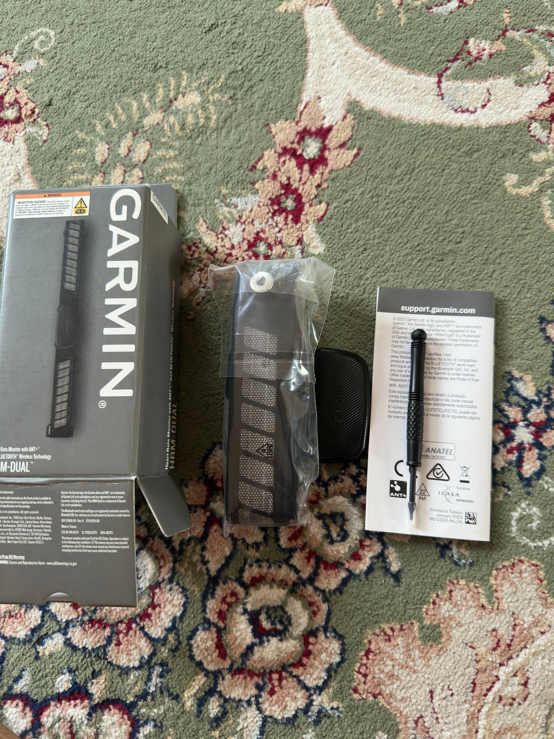Нагрудный пульсометр Garmin HRM-DUAL