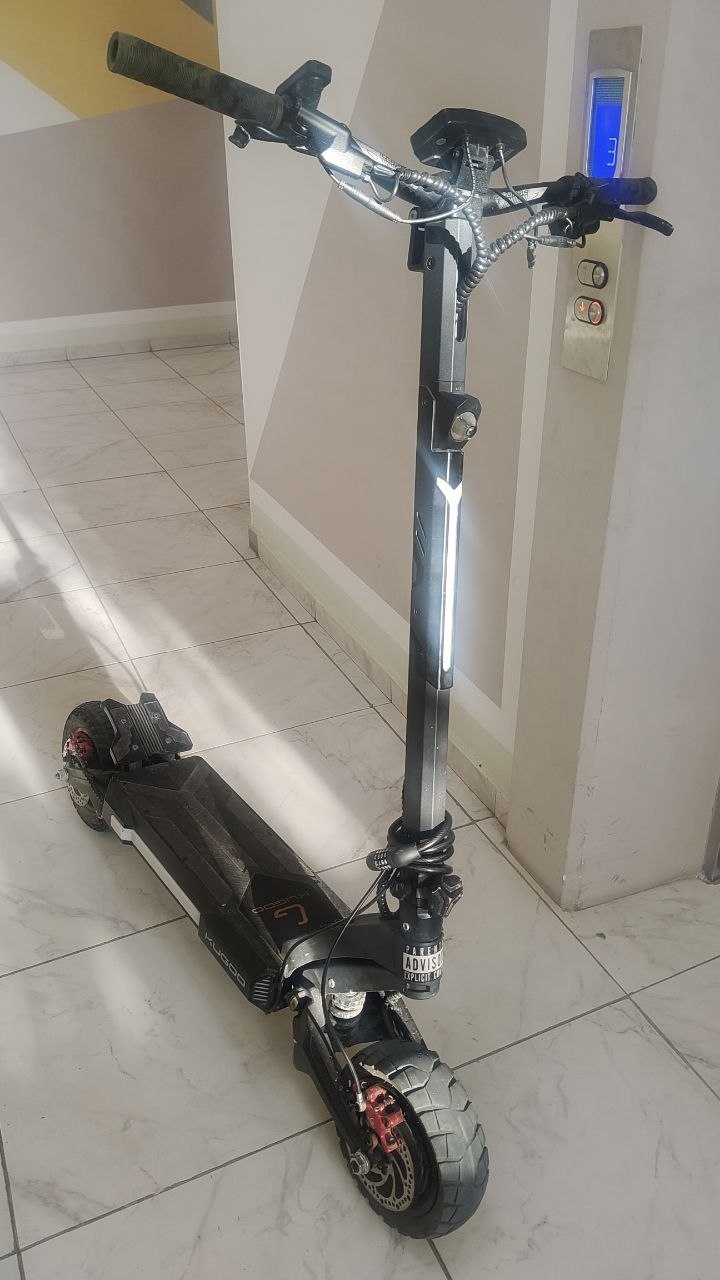 Kugoo F3 Pro Max электросамокат черный б/у — 3