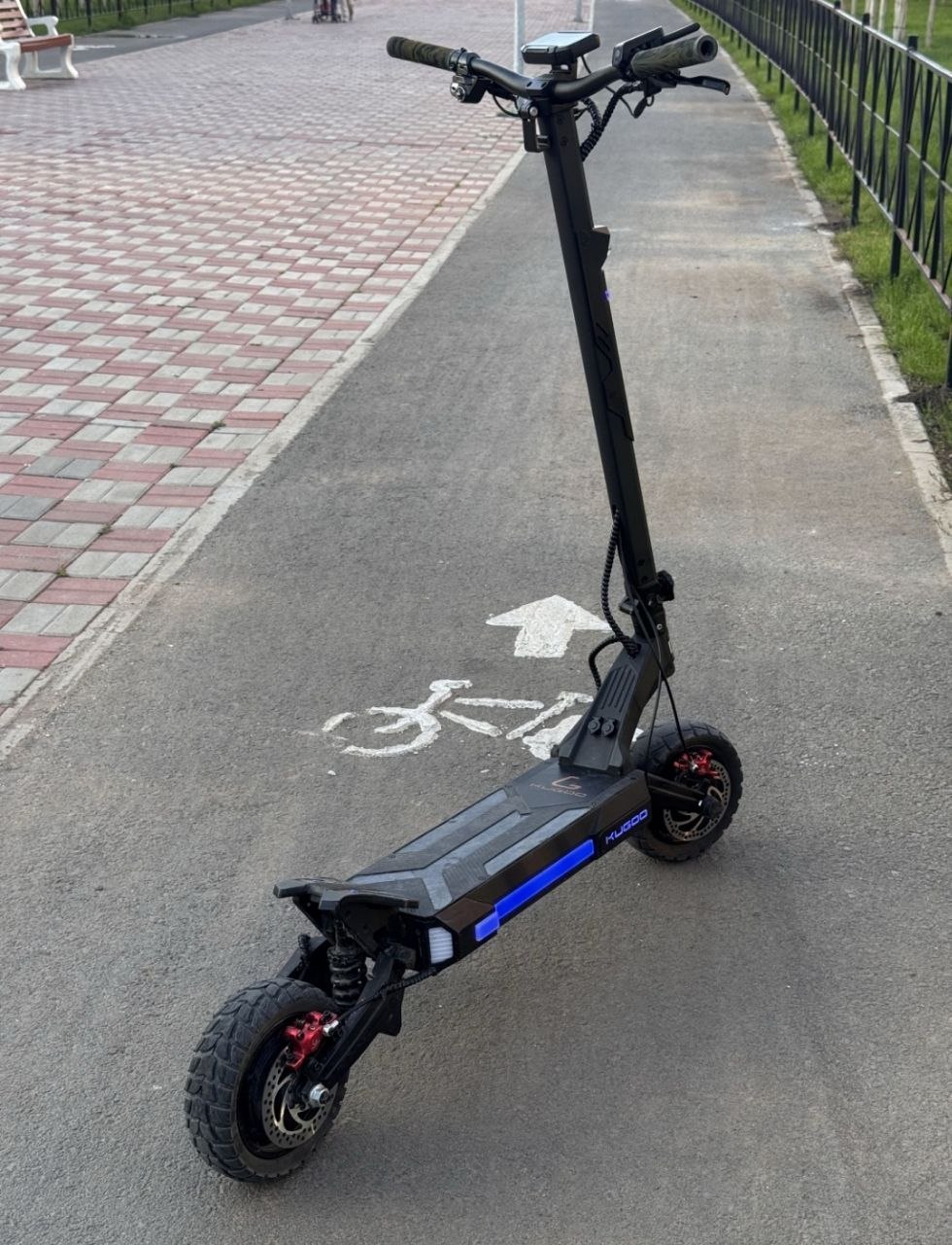 Kugoo F3 Pro Max электросамокат черный б/у — 5