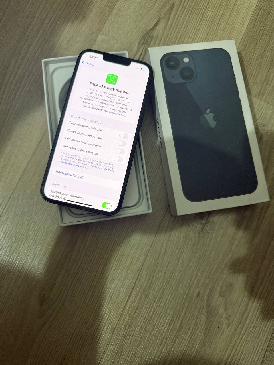 iPhone 13 128 ГБ, 100% аккумулятор, комплект полный — 4